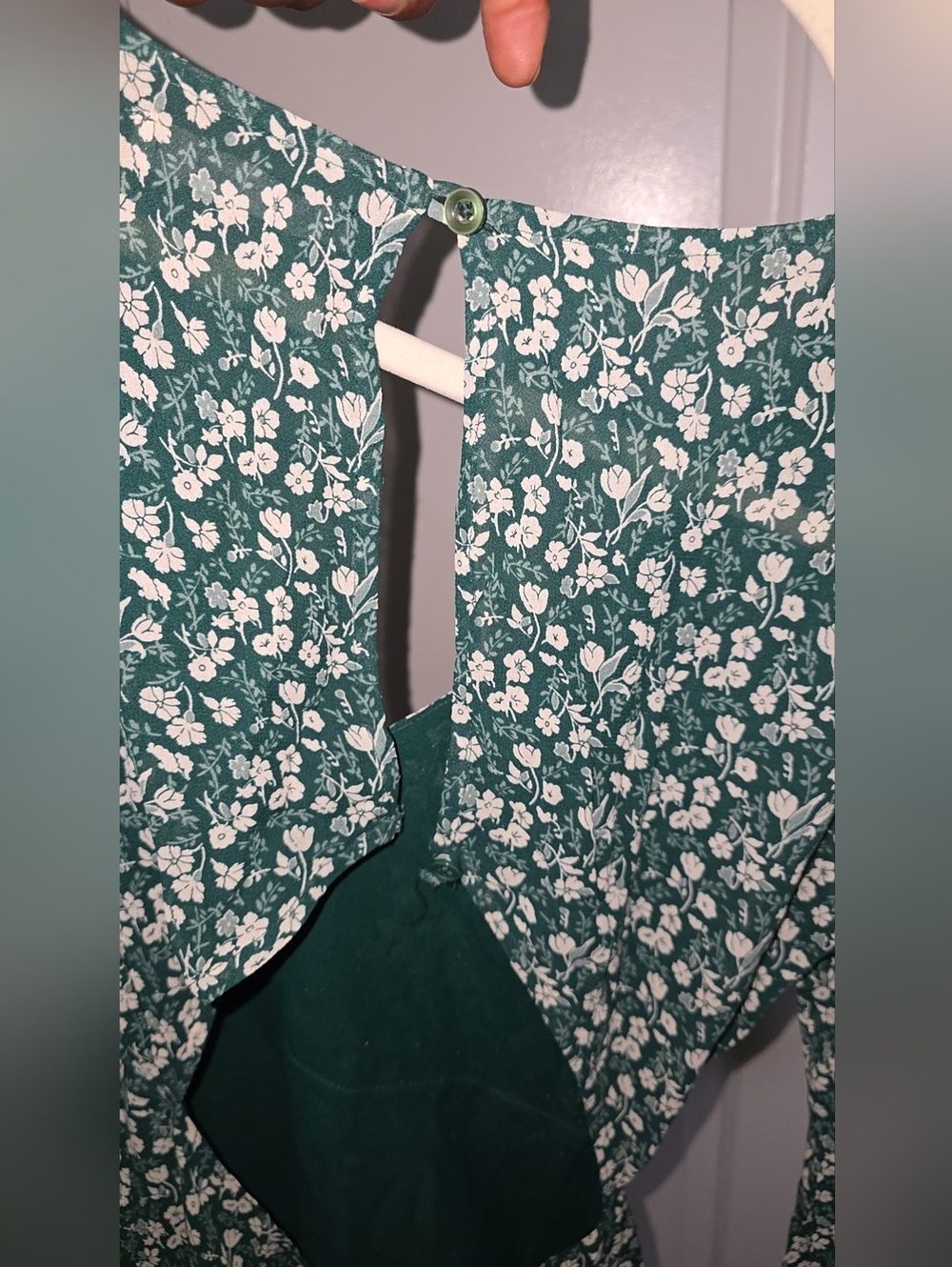 Reformation Mini Dress Floral Open Back Size 2 - Picture 4 of 6